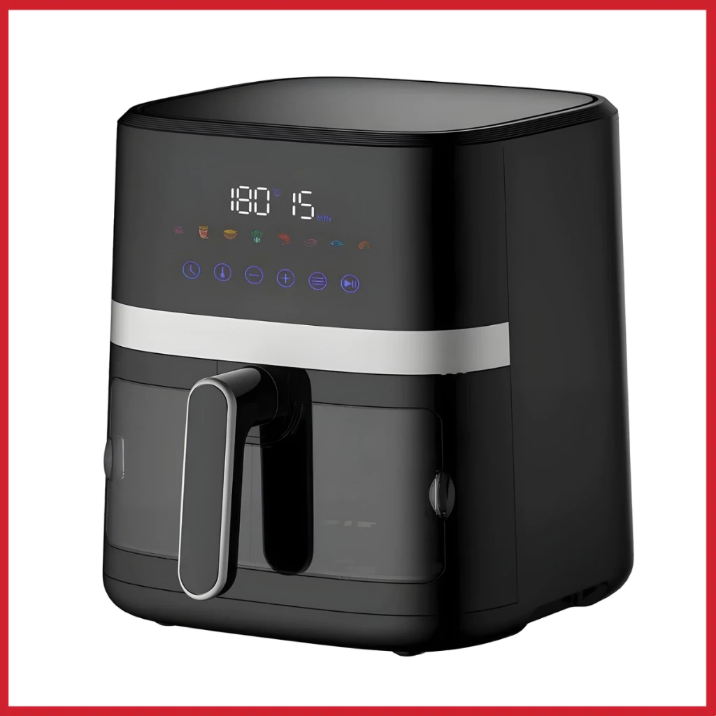 Fritadeira Air Fryer Lume Touchscreen Digital Gaabor com visor Transparente 5,5L 1500W
